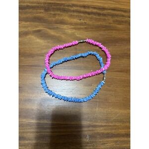 Vintage y2k puka shell Necklace Lot Of 2